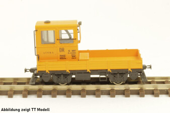 M&amp;M Modell SKL24 mit Pritsche in orange, DR, Fertigmodell, H0
