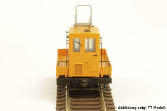 M&amp;M Modell SKL24 mit Drehleiter in orange, DR, Fertigmodell, H0