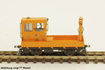M&amp;M Modell SKL24 mit Ladekran in orange, DR, Fertigmodell, H0