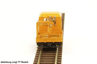M&amp;M Modell SKL25 mit Ladekran in orange, DR, Fertigmodell, H0