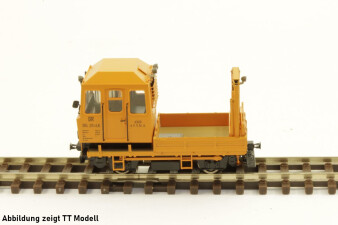 M&amp;M Modell SKL25 mit Ladekran in orange, DR, Fertigmodell, H0