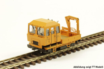 M&amp;M Modell SKL25 mit Ladekran in orange, DR, Fertigmodell, H0