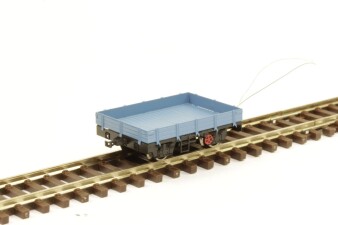 M&amp;M Modell GKW-A kurz in blau, DR, Fertigmodell, TT