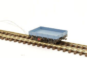 M&amp;M Modell GKW-A kurz in blau, DR, Fertigmodell, TT
