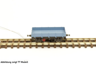 M&amp;M Modell GKW-A kurz in blau, DR, Fertigmodell, H0