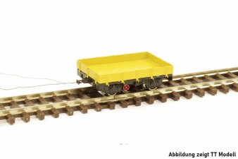 M&amp;M Modell GKW-A kurz in gelb, DR, Fertigmodell, H0