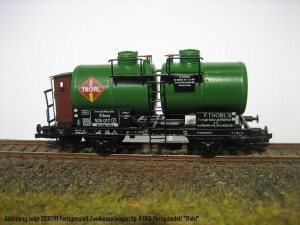 Stromlinie Voigtl&auml;nder 2000191 Zweikesselwagen Ep. II DRG Fertigmodell "Th&ouml;rl"