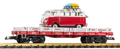 PIKO 38312 G-Autotransportwg. Christmas Auto Transport VW T1