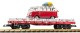 PIKO 38312 G-Autotransportwg. Christmas Auto Transport VW T1