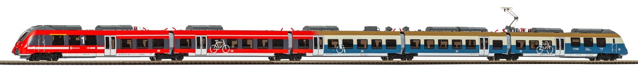 PIKO 47248 TT-Triebwg. Talent 2 S-Bahn Rostock 5tlg. Jubi Ep. VI