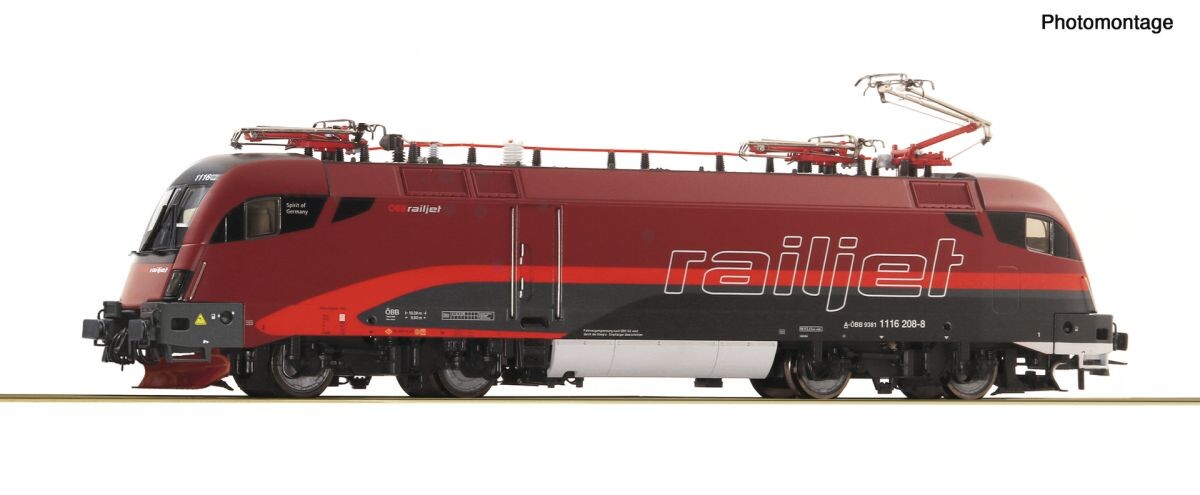 Roco 7590046 Elektrolokomotive Rh 1116 „Railjet“, ÖBB, Ep. VI, digital mit Sound