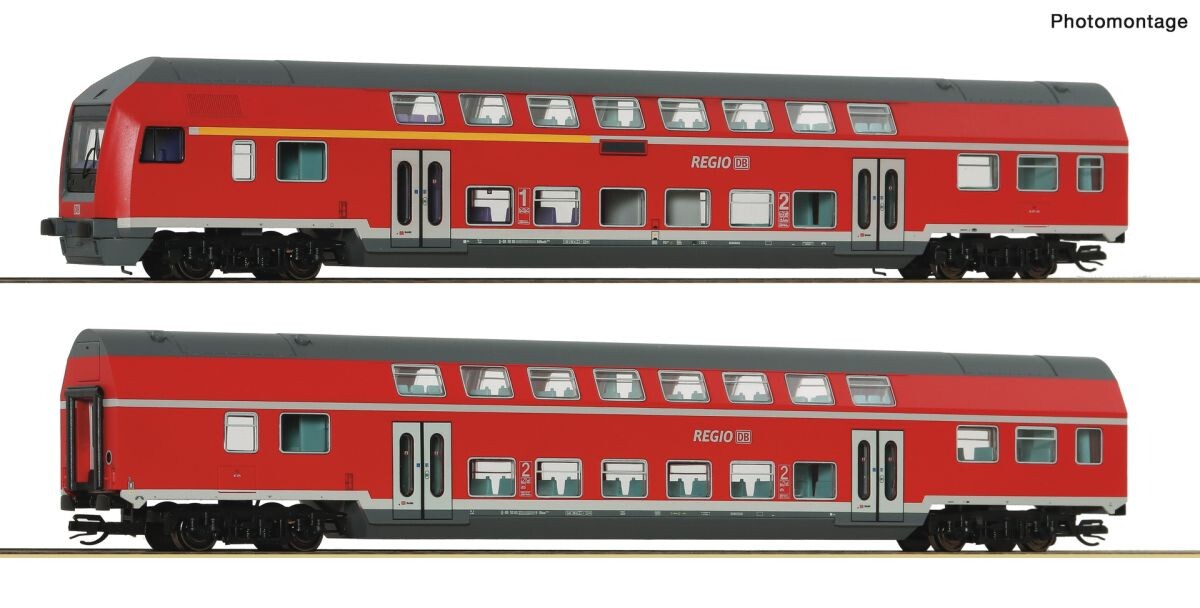 Roco 6290071 2-tlg. Set 1: Doppelstockwagen, DB AG, Ep. V