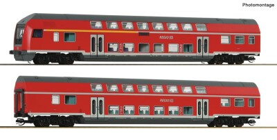 Roco 6290071 2-tlg. Set 1: Doppelstockwagen, DB AG, Ep. V