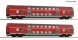 Roco 6280072 2-tlg. Set 2: Doppelstockwagen, DB AG, Ep. V
