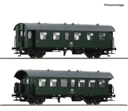 Roco 6280085 2-tlg. Set: Personenwagen, DR, Ep. IV