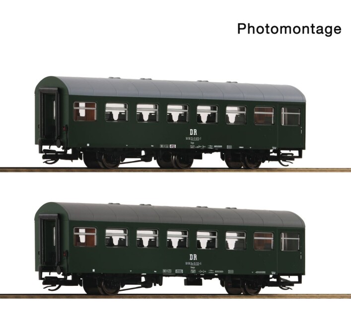 Roco 6280064 2-tlg. Set 1: Rekowagen, DR, Ep. IV