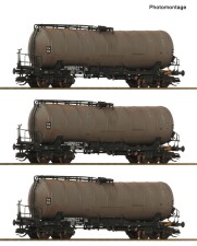 Roco 6680067 3-tlg. Set: Knickkesselwagen, DR, Ep. IV