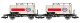 Saxonia 120291 2-teiliges Kesselwagen-Set Deutz &bdquo;ESSO&ldquo;, DB, Ep. IV