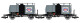 Saxonia 120292 2-teiliges Kesselwagen-Set Deutz &bdquo;ESSO&ldquo;, DB, Ep. IV