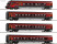 Saxonia 120303 4-teiliges Railjet-Set mit Beleuchtung, &Ouml;BB, Ep. VI