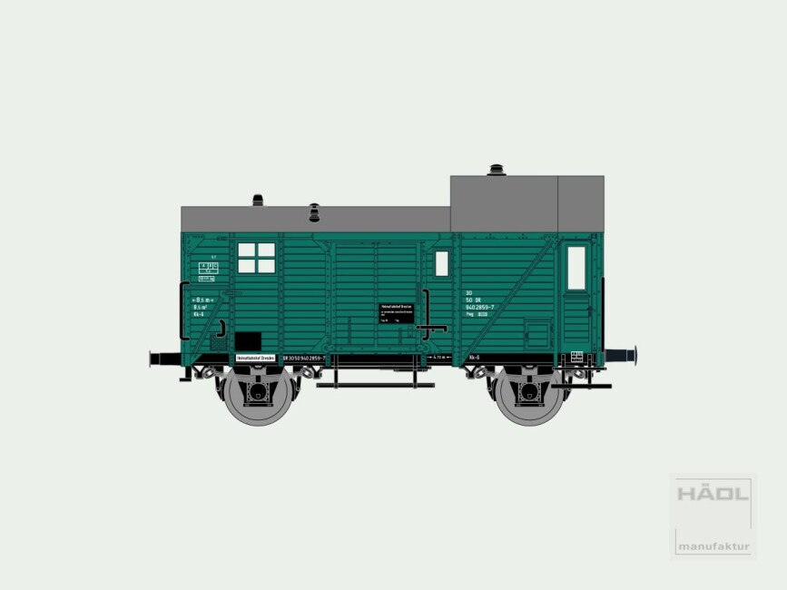 HÄDL 116004 Packwagen Pwg Pr14, DR, Ep. IV