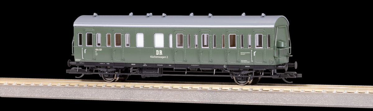Schirmer 73100 Bauzug Küchenwagen, DR, Epoche III TBV Sondermodell