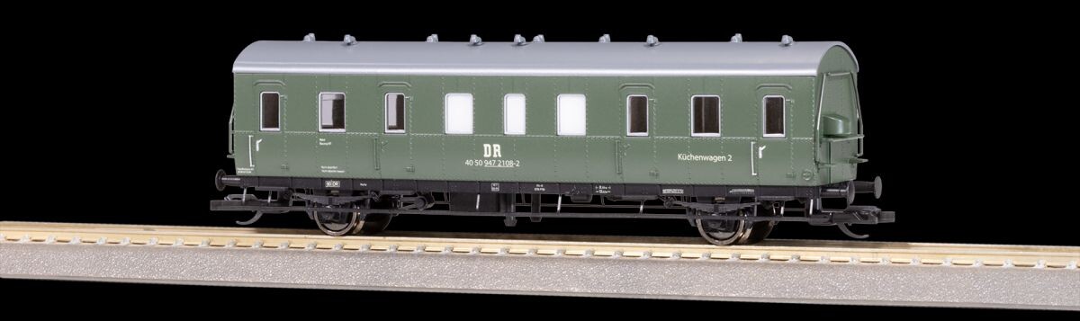 Schirmer 73200 Bauzug Küchenwagen, DR, Epoche IV TBV Sondermodell