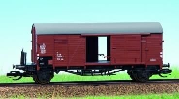 HÄDL 113604 gedeckter Güterwagen Gklm Ep. IV DR, mit Bremserhaus