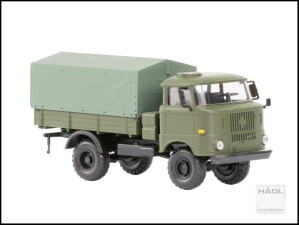 H&Auml;DL 124059 IFA W50LA/A kurze Pritsche/Plane,...