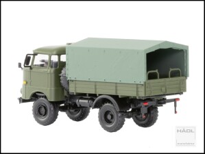 H&Auml;DL 124059 IFA W50LA/A kurze Pritsche/Plane,...