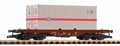PIKO 37747 Flachwagen mit 20&acute; Container Ep. IV DB