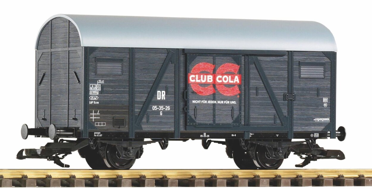 PIKO 37959 Gedeckter Güterwagen "Club Cola", Ep. IV DR