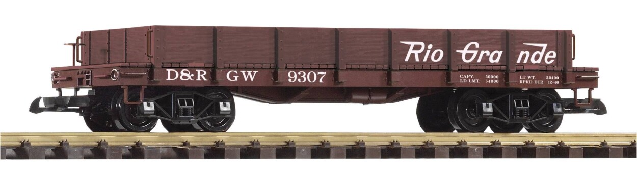 PIKO 38736 Niederboardwagen D&RGW