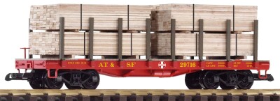 PIKO 38740 Flachwagen SF mit Holzladung