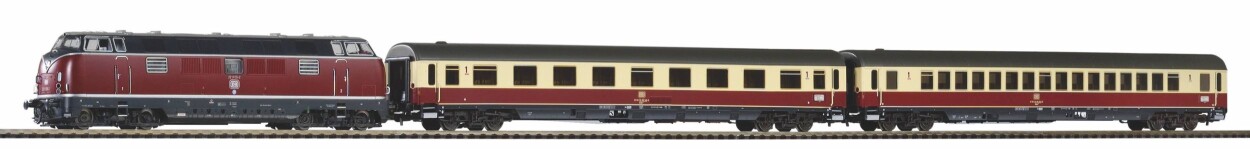 PIKO 58142 BR 221 Zug-Set Personenwagen "Merkur", Ep. IV DB