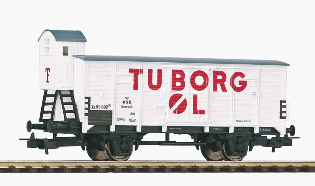 PIKO 54619 Gedeckter Güterwagen "Bier Tuborg", Ep. III