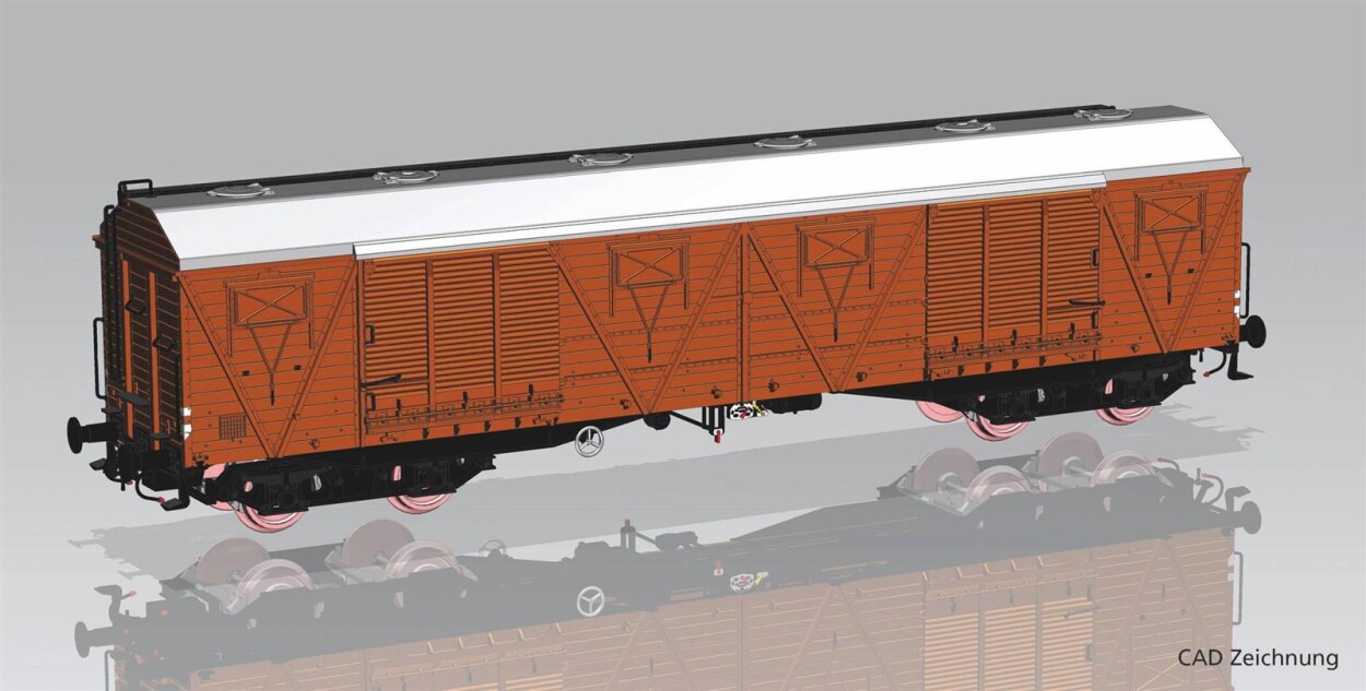 PIKO 58472 Güterwagen 401Ka Gags Ep. IV PKP OPW