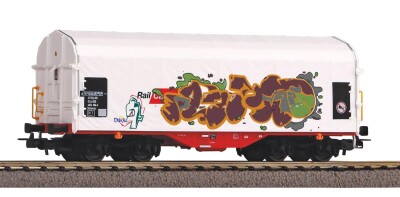PIKO 58982 Schiebeplanwagen mit Graffiti Ep. VI Rail...