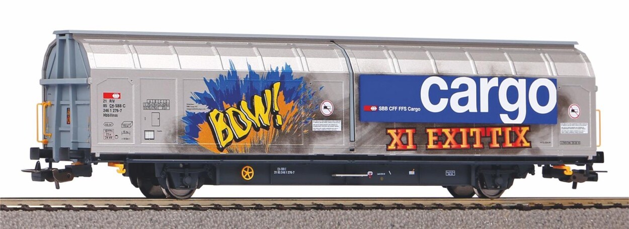 PIKO 58985 Großraumschiebewandwagen mit Graffiti Hbbillnss Ep. VI SBB