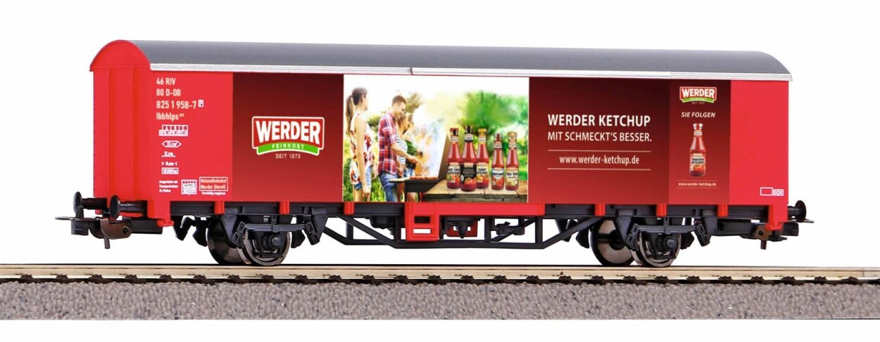 PIKO 58709 Gedeckter Güterwagen "Werder Ketchup", Ep. VI DB AG