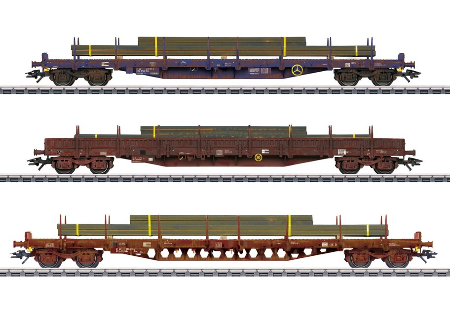 Märklin 47160 3-Set Flachwagen Ep. VI CFL Cargo SA