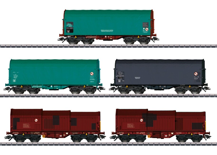 Märklin 46875 5-Set Güterwagen Ep. VI SNCB