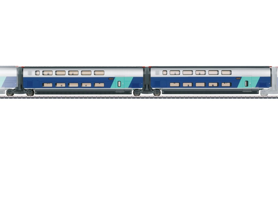 Märklin 43433 Ergänzungswagen-Set 2 zum TGV Euroduplex