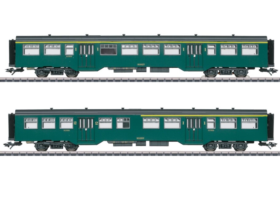 Märklin 43547 2-Set Personenwagen M2 Ep. III SNCB