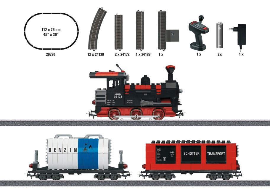 Märklin 29730 Märklin Start up - Startpackung "Bausteinzug" mit Sound und Lichtbausteinen