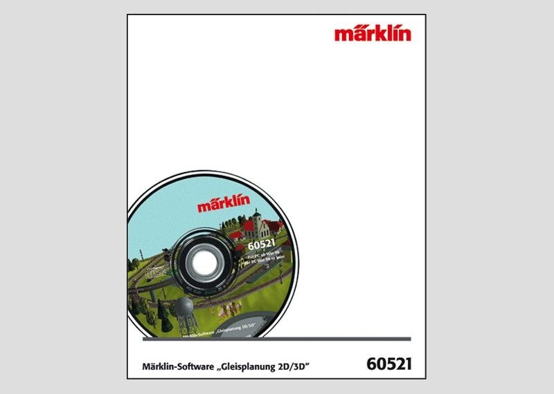 Märklin 60521 Märklin-Software "Gleisplanung 2D/3D", Version 9.0