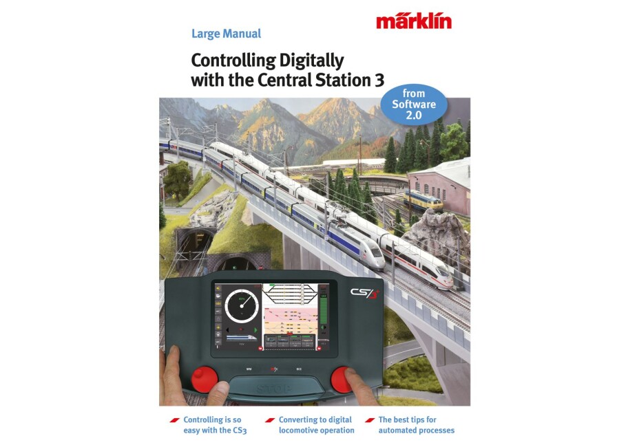 Märklin 03093 Modelleisenbahn Ratgeber ENGLISCH "Digital-Steuerung mit der Märklin Central Station 3"