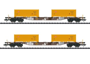 Trix 24138 2-Set Containertragwagen Ep. VI AAE