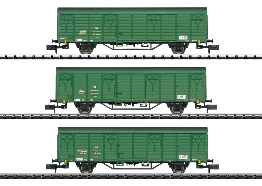 Minitrix 15312 3-Set Güterwagen Post Ep. IV DR