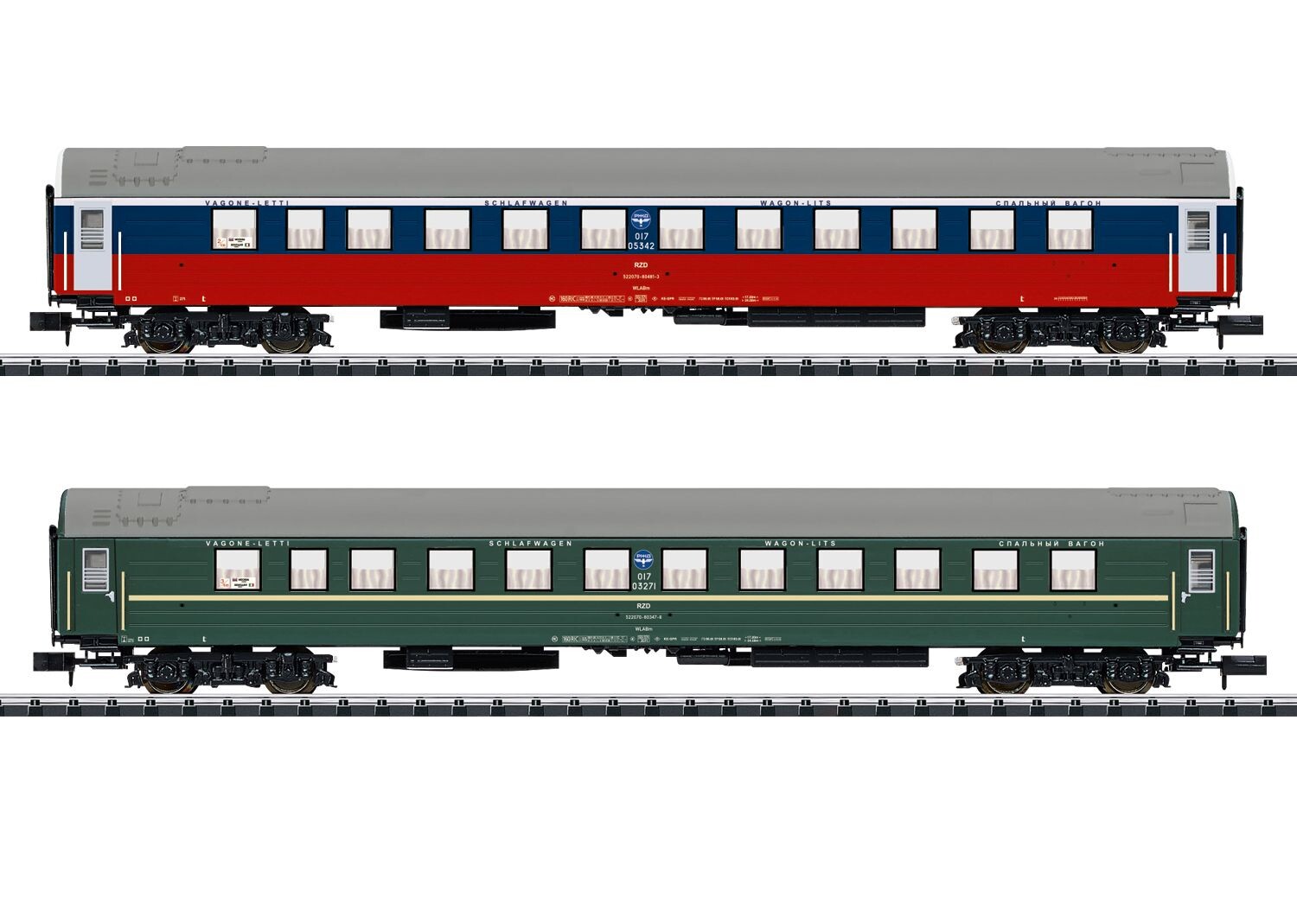 Minitrix Set Wagen Ec Venezia Ep V Rzd Teil